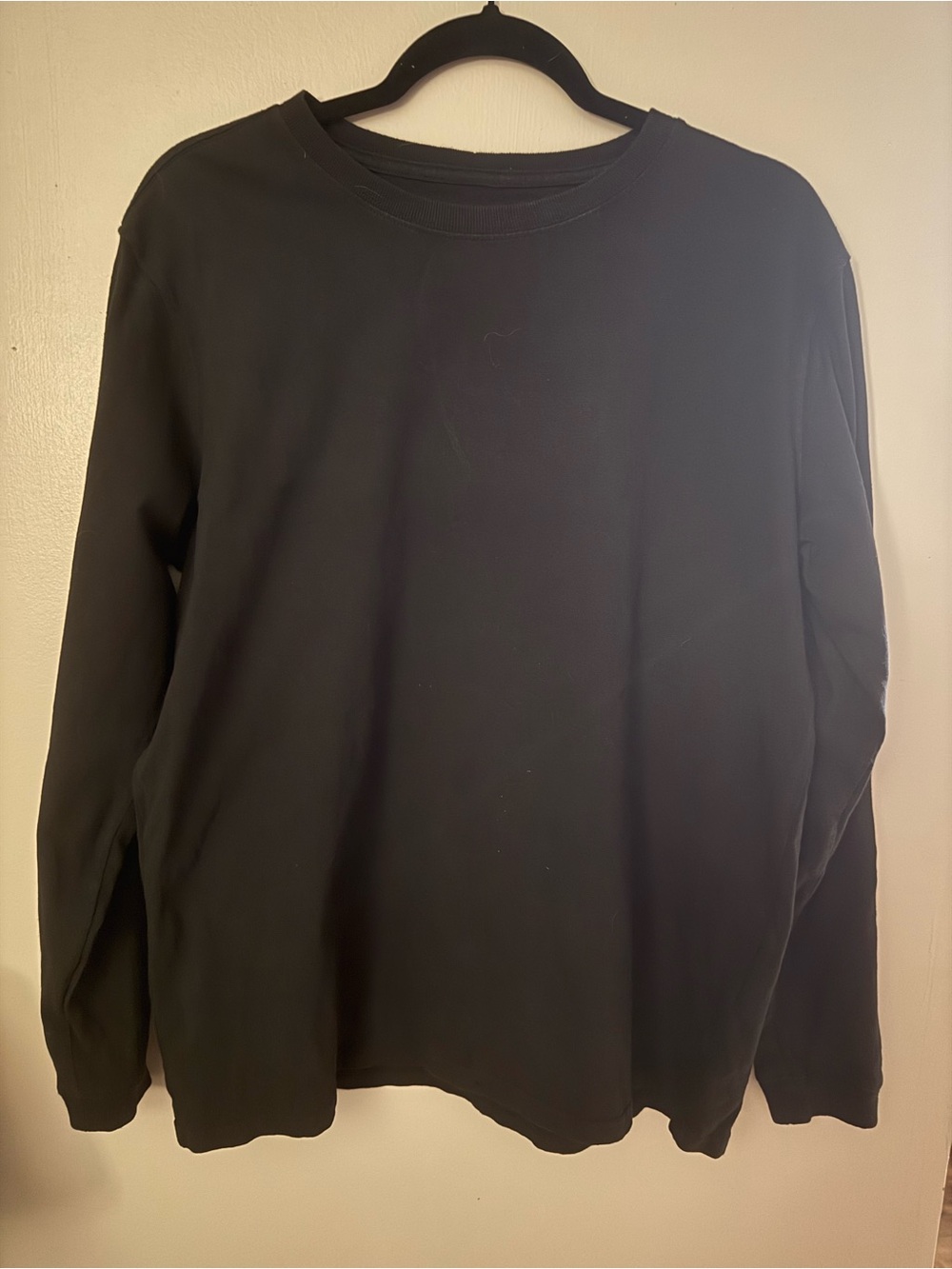 Carhartt Men's Black Crewneck Long Sleeve Sweater